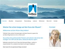 Tablet Screenshot of helikon.de